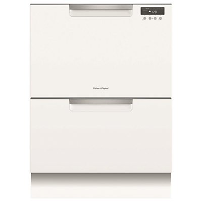 Fisher & Paykel Double DishDrawer Integrated Dishwasher White